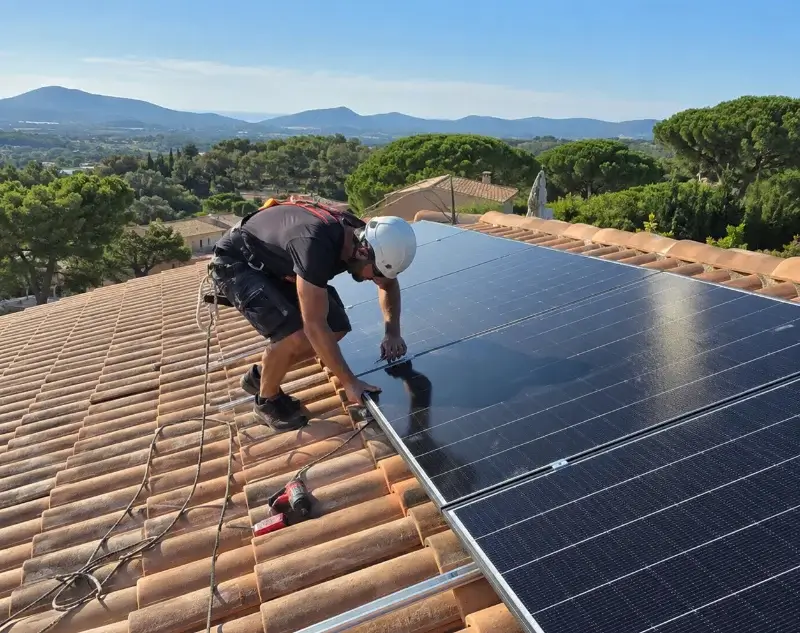 Installateur panneaux solaires Cour-et-Buis — pose photovoltaïque sur toiture