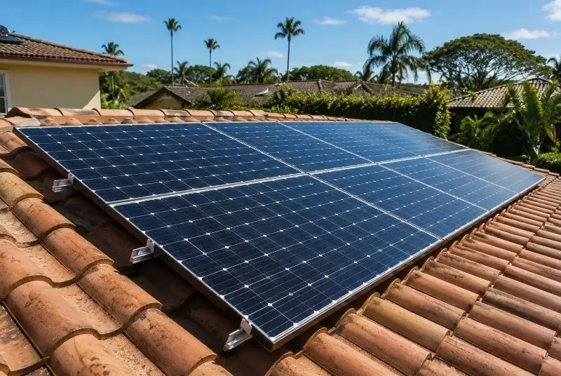 Installation de panneaux solaires à Cour-et-Buis